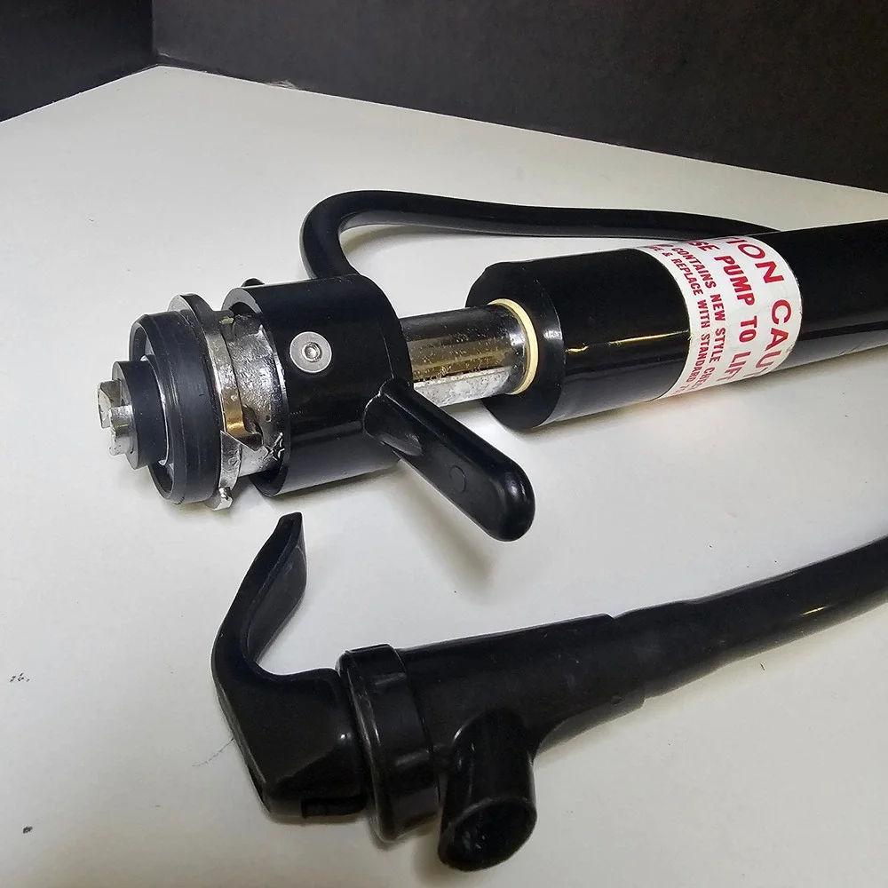 Johnson Enterprises Inc Beer Keg Party Pump Black Hand Tap 3/16 ID Hose NEW